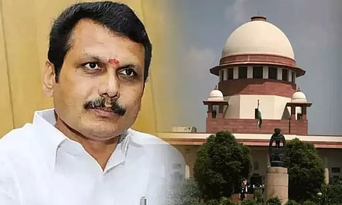 அமைச்சர் செந்தில் பாலாஜியின் ஜாமீன் மேல்முறையீட்டு மனு சுப்ரீம் கோர்ட்டில் இன்று மீண்டும் விசாரணை