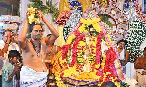 கந்த சஷ்டி நிறைவு விழாவையொட்டி திருத்தணி முருகன் கோவிலில் திருக்கல்யாண உற்சவம்