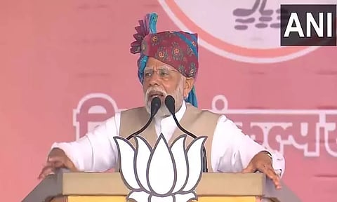 காங்கிரசுக்கு ஊழல், வாரிசு அரசியல் மட்டுமே முக்கியம் - பிரதமர் மோடி குற்றச்சாட்டு