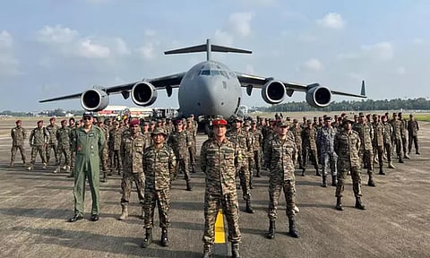 கூட்டு ராணுவப்பயிற்சியில் பங்கேற்க இந்தியக்குழு ஆஸ்திரேலியா புறப்பட்டது - பாதுகாப்பு அமைச்சகம் தகவல்