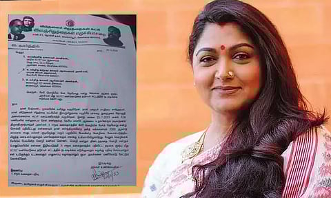 சேரி மொழியில் பேச முடியாது என்று பதிவிட்ட விவகாரம்: குஷ்புவுக்கு எதிராக விசிக புகார்