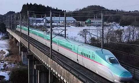 மும்பை-அகமதாபாத் புல்லட் ரெயில்: 100 கி.மீ.க்கு பாலங்கள் கட்டுமானம் நிறைவு