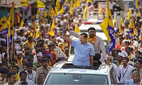 ஆம் ஆத்மி துவக்க தினம்: கட்சி தொண்டர்களுக்கு அரவிந்த் கெஜ்ரிவால் வாழ்த்து