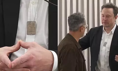 அனைத்து பணய கைதிகளும் விடுதலையாகும் வரை இந்த டாலரை அணிந்திருப்பேன் - இஸ்ரேலில் எலான் மஸ்க் நெகிழ்ச்சி