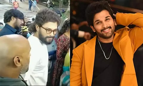 தெலுங்கானா சட்டசபை தேர்தல்; ஜனநாயக கடமையாற்றிய நடிகர் அல்லு அர்ஜுன்