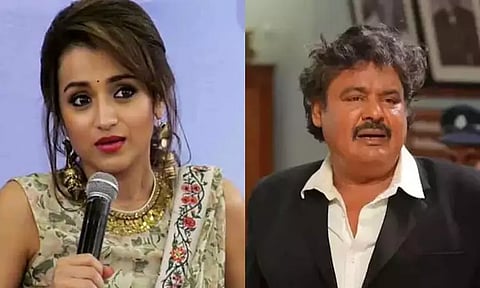 'மன்சூர் அலிகான் மீது மேல்நடவடிக்கை எடுக்க வேண்டாம்' - நடிகை திரிஷா