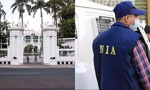 பெட்ரோல் குண்டு வீச்சு சம்பவம்: கவர்னர் மாளிகையில் என்.ஐ .ஏ அதிகாரிகள் ஆய்வு...!