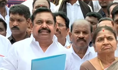 மக்களின் இயல்பு வாழ்க்கை பெரிதும் பாதிப்பு: எடப்பாடி பழனிசாமி