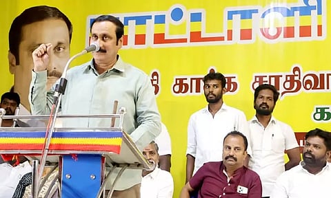 சாதிவாரி கணக்கெடுப்பு விஷயத்தில் தி.மு.க. அரசு தூங்குவது போல் நடிக்கிறது - அன்புமணி ராமதாஸ்