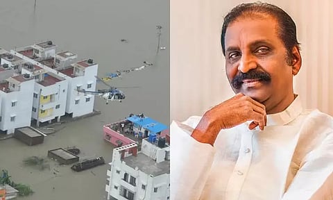 'முதல்-அமைச்சர் நிவாரண நிதிக்கு ரூ.1 லட்சம் வழங்குகிறேன்' - கவிஞர் வைரமுத்து