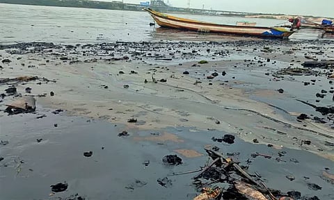 எண்ணூர் பகுதியில் கடலில் மிதக்கும் எண்ணெய் கழிவுகளை அகற்றும் பணி தீவிரம் - சுப்ரியா சாகு தகவல்