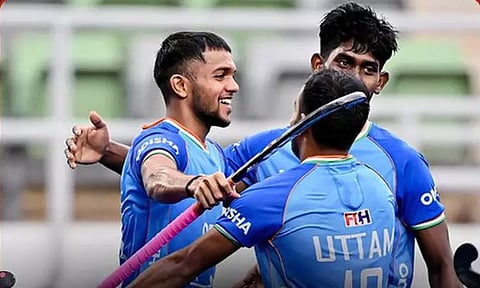 image courtesy; twitter/ @TheHockeyIndia 