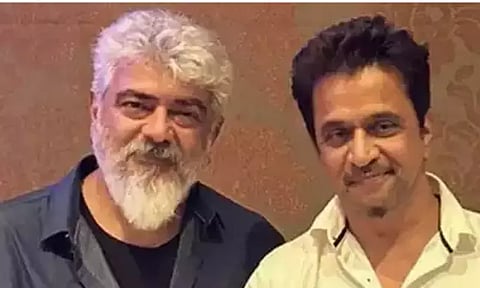 புதிய கெட்டப் : விடாமுயற்சி படக்குழுவுடன் இணைந்த அர்ஜுன்