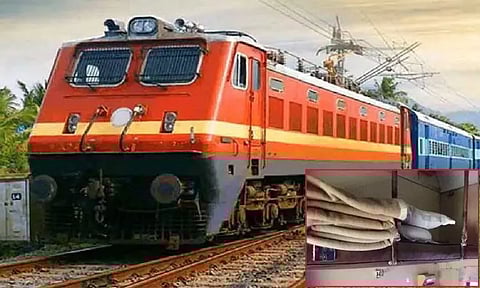 ரெயில்களில் ரூ.4 லட்சம் மதிப்பிலான போர்வைகள், பெட்ஷீட்டுகள் திருட்டு