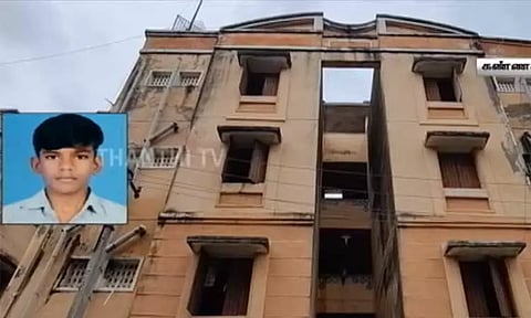 புறாக்களுடன் விளையாடிக் கொண்டிருந்த சிறுவன் 4-வது மாடியில் இருந்து தவறி விழுந்து உயிரிழப்பு