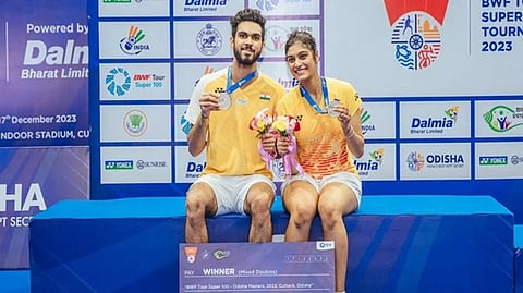 ஒடிசா மாஸ்டர்ஸ் 2023; பேட்மிண்டன் கலப்பு இரட்டையர் பிரிவில் இந்திய இணை வெற்றி