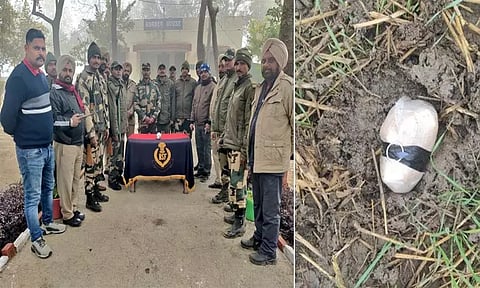 பாகிஸ்தானில் இருந்து போதைப்பொருளுடன் இந்திய எல்லைக்குள் அத்துமீறி நுழைந்த டிரோன் - கைப்பற்றிய பி.எஸ்.எப் படை