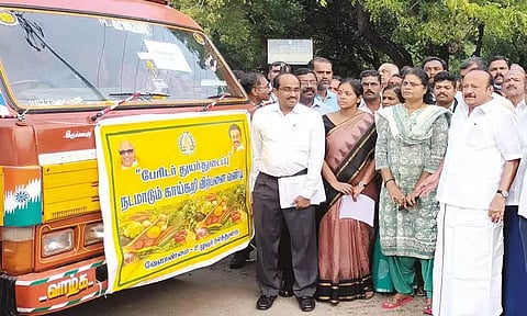 தேசிய பேரிடர் கோரிக்கையை அரசியலாக பார்க்கிறார்கள்- அமைச்சர் எம்.ஆர்.கே. பன்னீர்செல்வம் குற்றச்சாட்டு