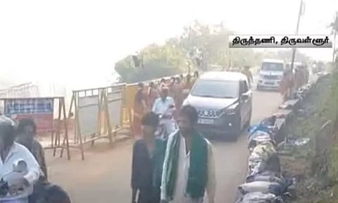 திருத்தணி முருகன் கோவிலில் 10 நாட்களுக்குப் பிறகு மலைப்பாதைக்கு அனுமதி