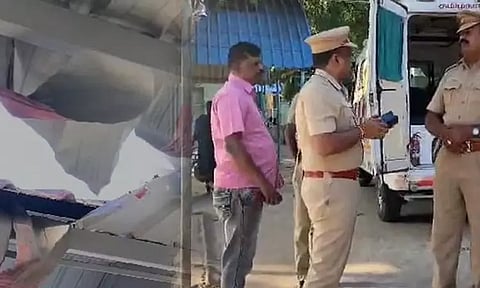 சேலம்: காவல் நிலைய வளாகத்தில் மர்ம பொருள் வெடித்ததில் ஒருவர் பலி