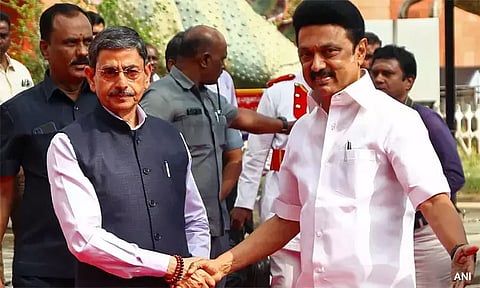 கவர்னர் ஆர்.என்.ரவியை இன்று மாலை சந்திக்கிறார் முதல் - அமைச்சர் மு.க.ஸ்டாலின்