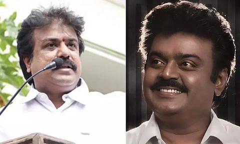 நடிகர் சங்க கட்டிடத்திற்கு விஜயகாந்த் பெயர் வைக்க வேண்டும் - தேமுதிக துணை பொதுச்செயலாளர் சுதீஷ் வலியுறுத்தல்