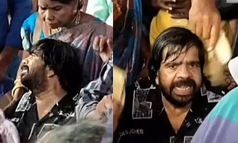 திடீரென மயக்கம் அடைந்த டி.ராஜேந்தர்... நிவாரண பொருட்கள் வழங்கும் நிகழ்ச்சியில் பரபரப்பு...!