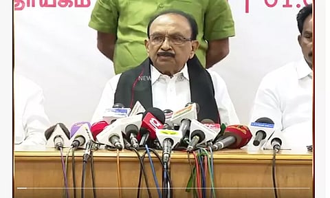 இந்து மதத்தையும், கோவிலையும் காட்டி தமிழ்நாட்டில் பாஜகவால் ஓட்டு வாங்க முடியாது - வைகோ பேச்சு