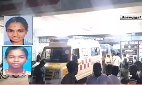 கண்மாயில் சிக்கிய பள்ளி மாணவி... காப்பாற்ற குதித்த இளம்பெண்களுக்கு நேர்ந்த விபரீதம்