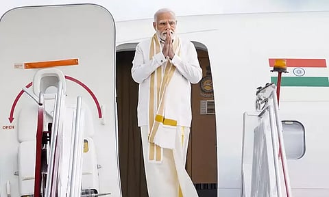 பிரதமர் மோடி இன்று திருச்சி வருகை