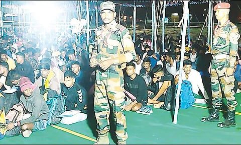 கடலூர்: ராணுவத்துக்கு ஆள் சேர்ப்பு முகாம் - குவிந்த இளைஞர்கள்