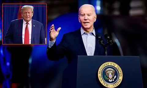 டிரம்ப் மீண்டும் அமெரிக்க அதிபரானால் ஜனநாயகம் அழிக்கப்படும்: பைடன் பிரசாரம்