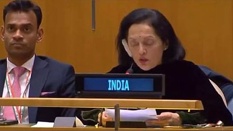 இஸ்ரேல்-ஹமாஸ் போர்; உயிரிழப்புகளை ஏற்க முடியாது: ஐ.நா.வில் இந்திய நிரந்தர பிரதிநிதி பேச்சு