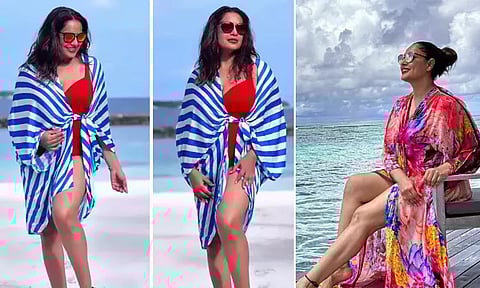 மாலத்தீவு சென்று வீடியோ வெளியிட்ட இந்தி நடிகைக்கு எதிர்ப்பு