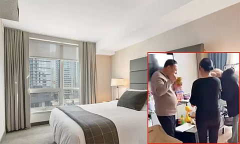 ஒரு நாள் வாடகை ரூ.11 ஆயிரம்.. சொகுசு ஓட்டலில் வசிக்கும் சீன குடும்பம்