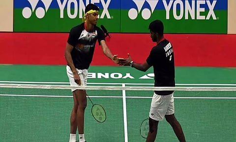 சாத்விக் - சிராக் ஷெட்டி ஜோடி (image courtesy: BAI Media) 