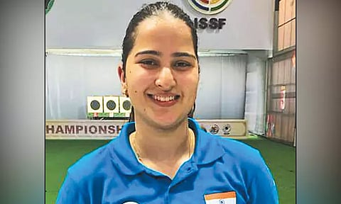 இந்திய துப்பாக்கி சுடுதல் வீராங்கனை ரிதம் சங்வான் ஒலிம்பிக் போட்டிக்கு தகுதி..!