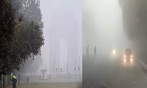 தலைநகர் டெல்லியில் கடும் பனிப்பொழிவு...மக்களின் இயல்பு வாழ்க்கை பாதிப்பு