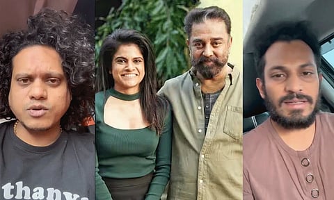 கமல்ஹாசன்-மாயா குறித்து சர்ச்சை காமெடி... மன்னிப்பு கேட்டு வீடியோ வெளியிட்ட புகழ், குரேஷி...!