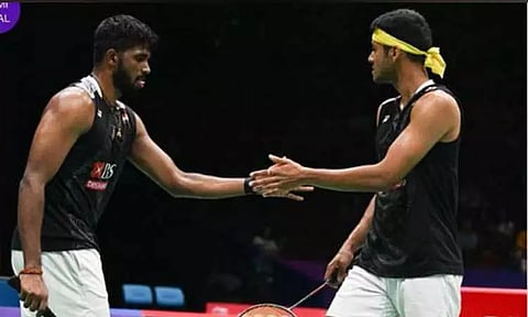 சாத்விக் - சிராக் ஷெட்டி ஜோடி (image courtesy: BAI Media twitter) 