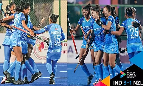 ஒலிம்பிக் பெண்கள் ஆக்கி தகுதி சுற்று: நியூசிலாந்தை வீழ்த்தி இந்தியா முதல் வெற்றி