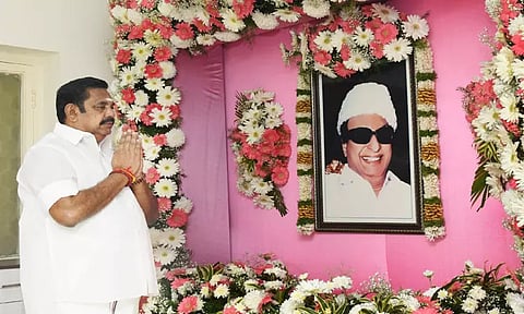 "அள்ளி அள்ளிக் கொடுத்த வள்ளல் எம்.ஜி.ஆர்"- எடப்பாடி பழனிசாமி புகழாரம்