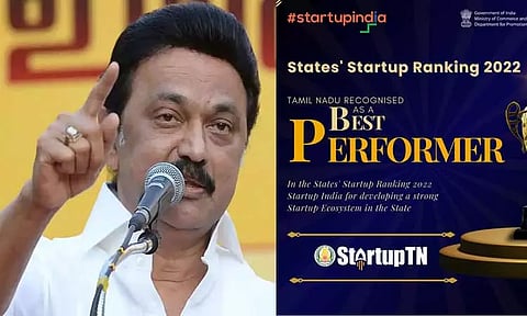 ஸ்டார்ட் அப் தரவரிசையில் தமிழ்நாடு முதலிடம்: நாம் நிகழ்த்திய பாய்ச்சலுக்குச் சான்று - முதல்-அமைச்சர் மு.க.ஸ்டாலின்