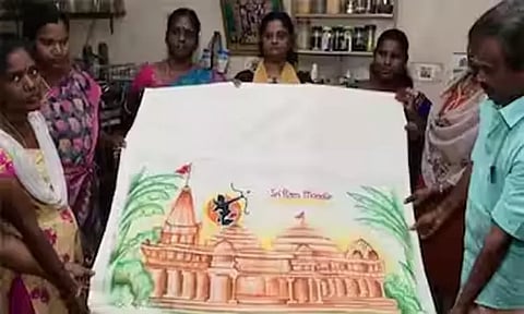 அயோத்தி ராமர் கோவில் கும்பாபிஷேகம்: சீதாதேவிக்கு அனகாபுத்தூரில் இருந்து வாழை நார் புடவை