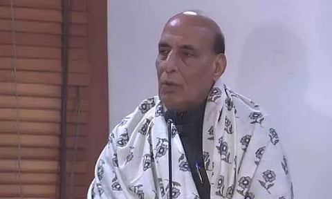 'சுதந்திரத்தின்போது இந்து, முஸ்லிம்கள் இடையே ராமர் கோவில் பிரச்சினை இருந்ததில்லை' - ராஜ்நாத் சிங்