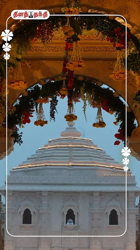 அயோத்தி ராமர் கோவிலின் மெய்சிலிர்க்க வைக்கும் புகைப்படங்கள்..!