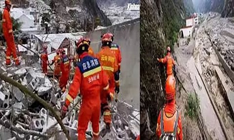 சீனாவில் நிலச்சரிவு: மண்ணுக்குள் புதைந்த 47 பேர்- மீட்புப்பணிகள் தீவிரம்