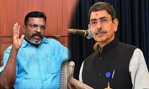 "கவர்னர் ரவி இல்லை ஆர்.எஸ்.எஸ். ரவி" - திருமாவளவன் விமர்சனம்