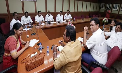 திமுக தேர்தல் அறிக்கை தயாரிக்கும் குழுவின் சுற்றுப்பயண விபரம் வெளியீடு