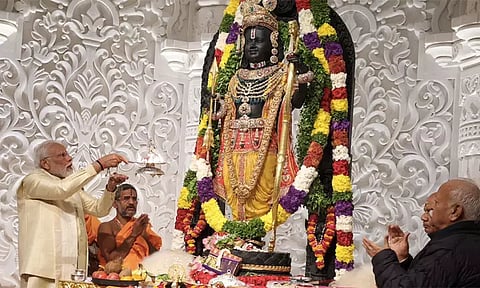 "பல நூற்றாண்டுகள் கனவு நிறைவேறியது" : ராமர் கோவில் நிகழ்ச்சிக்காக பிரதமர் மோடிக்கு மத்திய மந்திரிசபை பாராட்டு